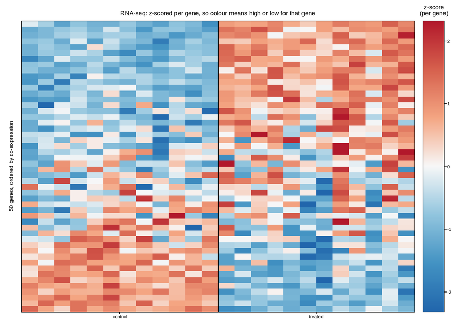 plot 01 gene expression heatmap